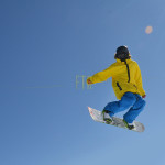 snowboard jumping